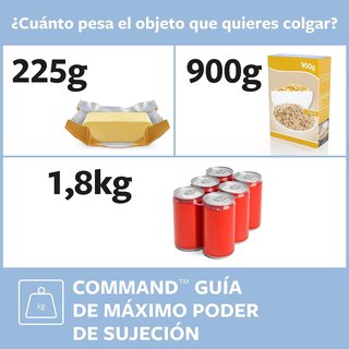 Command ganchos adhesivos transparentes para luces