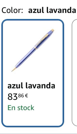Bolígrafo Cross Century II Azul Lavanda nuevo