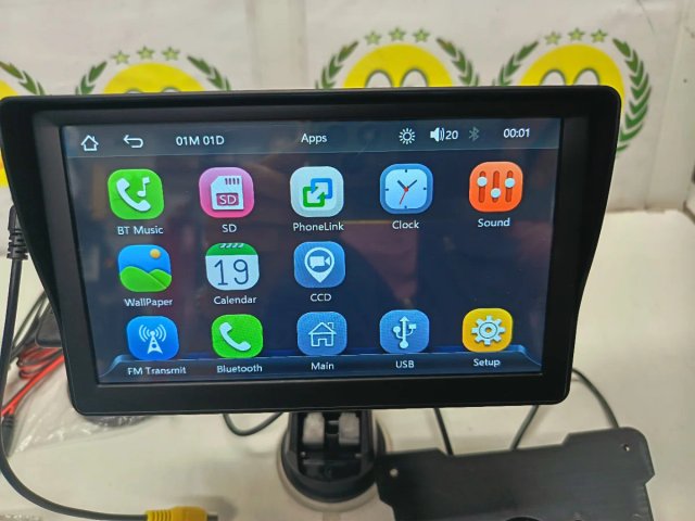 Pantalla multimedia portátil android auto carplay