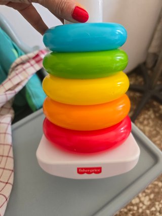 Piramide anelli Fisher Price colorati