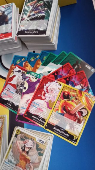 Lote 550 cartas One Piece OP15
