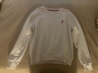 Sudadera AMI Paris Blanca
