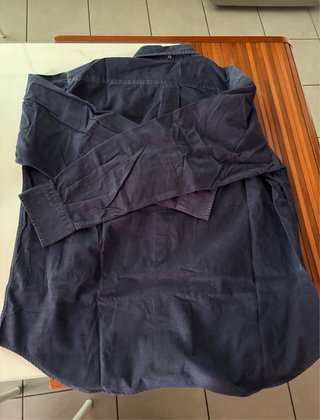 Camicia uomo pesante blu