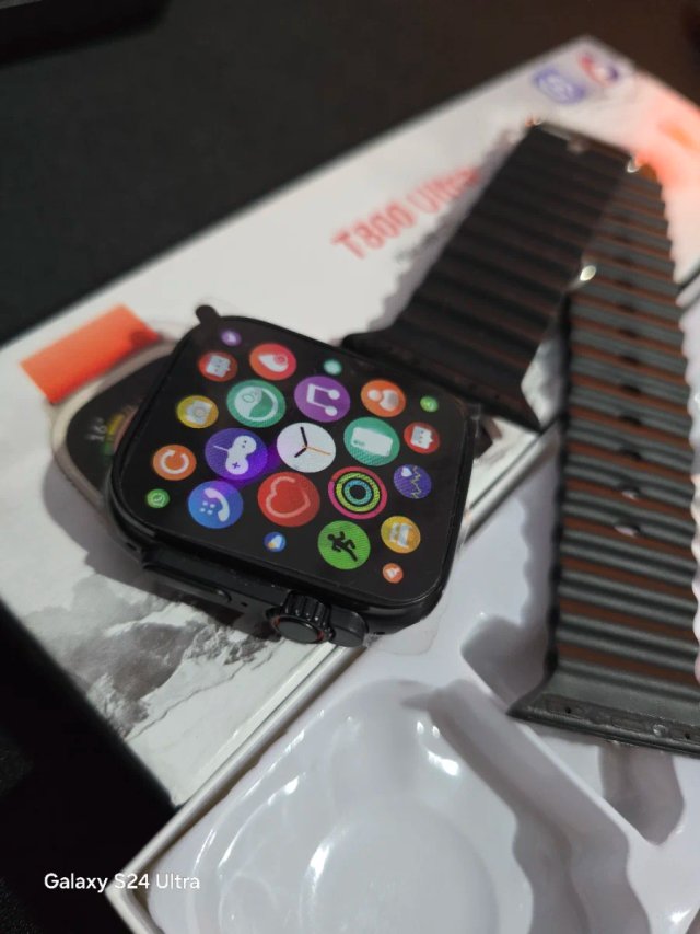 ❗️Reloj Hiwatch Pro T800 Ultra Negro/Naranja