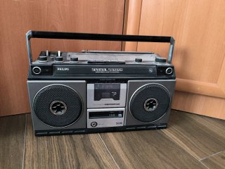 Radio Cassette Philips Spatial Stereo. Año 1982