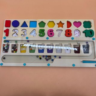 - Juguete Montessori madera educativo números