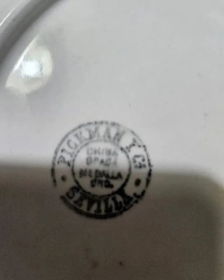 Vajilla La Cartuja Pickman S.XIX - 61 piezas.