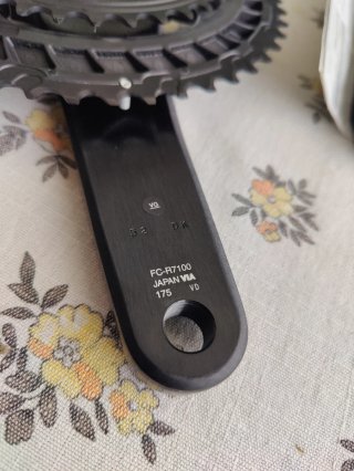 Pedaleiro Shimano 105 12s 50/34 175mm
