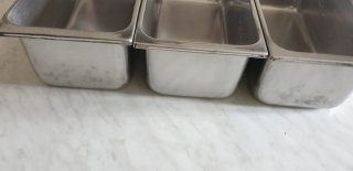 Vaschette acciaio inox per gelato