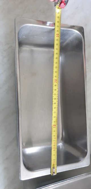 Vaschette acciaio inox per gelato