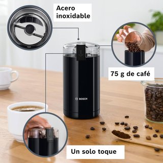 Bosch molinillo café eléctrico compacto 75g