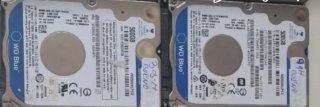 2x HDD 500GB 2.5 SATA WD Blue