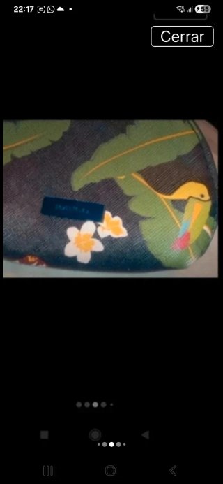 Monedero Mango Loro Tropical