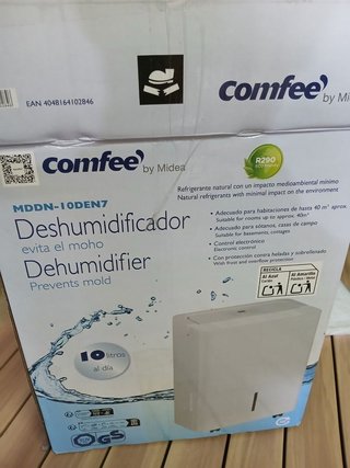 COMFEE’ Deshumidificador 10L