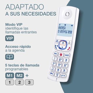 Alcatel teléfono inalámbrico manos libres bloqueo