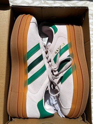 Adidas Gazelle Bold 3 Zapatillas Rosa y Verde
