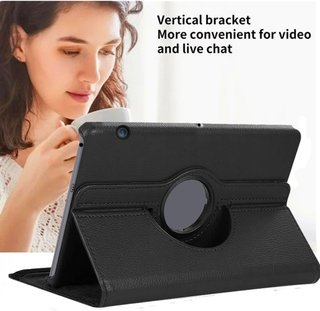 Funda cuero soporte giratorio Huawei MediaPad