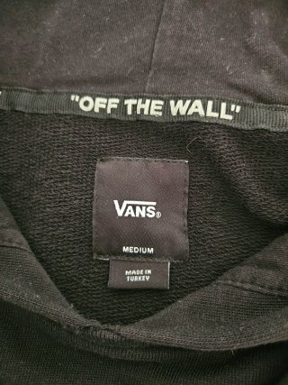 Vans Hoodie "Off The Wall" Original - Talla M -