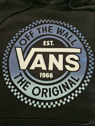 Vans Hoodie "Off The Wall" Original - Talla M -