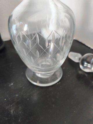 Licorera Vintage Cristal Tallado
