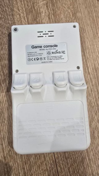 Consola Retro R36 Ultra Blanca