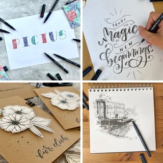 Schneider bolígrafo dibujo precisión tinta negra