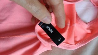 Camiseta deporte tirantes Undiz, talla S, coral
