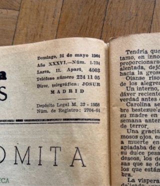 Revista literaria 1964 “La indomita” obra completa