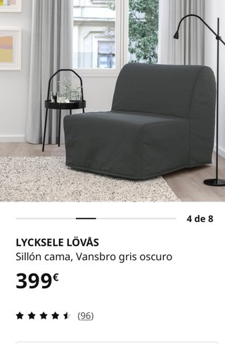 Sofá Cama 1 Plaza Ikea Teal