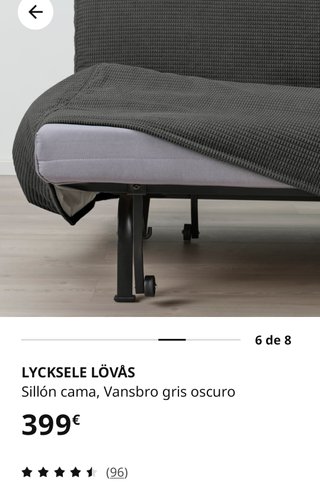 Sofá Cama 1 Plaza Ikea Teal
