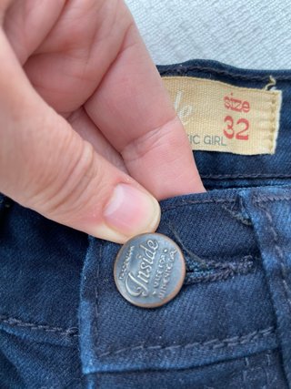 Pantalón corto Shorts vaqueros chica/niña azul