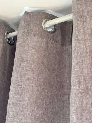 6 tende beige 135x260cm