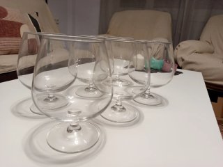 Copas de coñac grandes