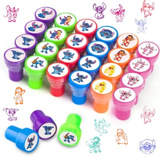 Juego sellos autoentintable para niños