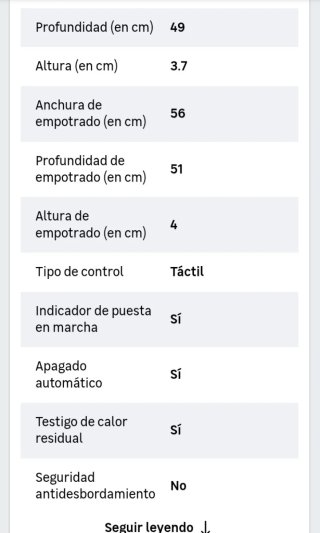Vitro Beko 3 fuegos rápida uso solo 6 meses.