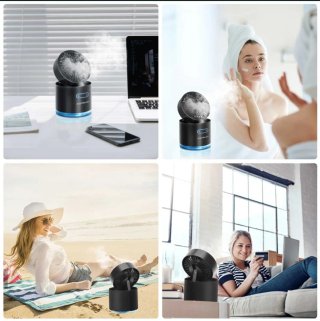 Ventilador Aigostar 4 em 1 com névoa