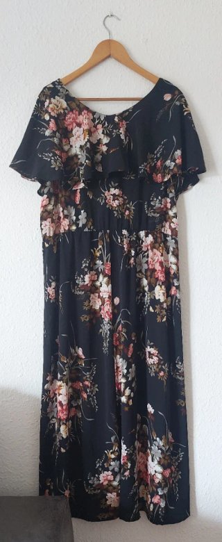 Vestido largo estampado floral