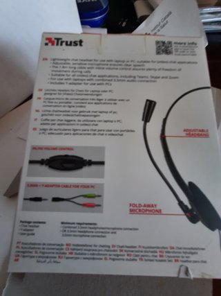 Auriculares Trust Chat Primo Nuevos
