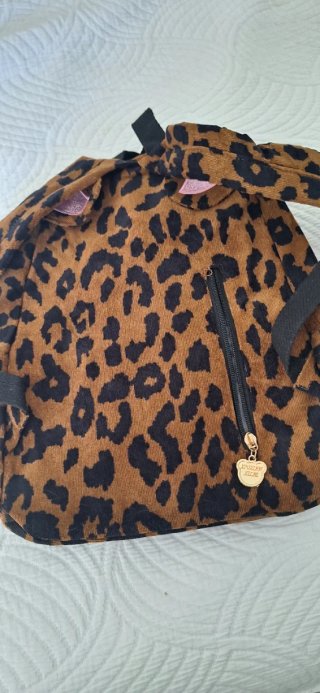 Mochila estampado leopardo