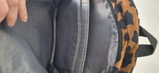 Mochila estampado leopardo