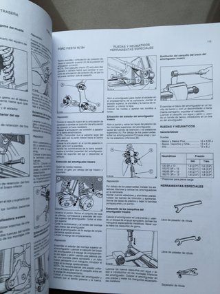 FORD FIESTA MK2 XR2 MANUAL DE TALLER GHIA 1.1 1.4
