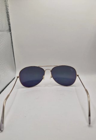 Gafas de sol aviador doradas multicolor