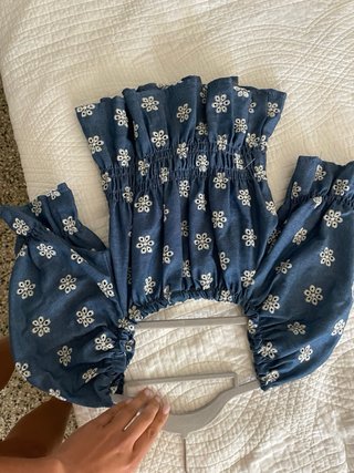 Camisa vaquera bordada