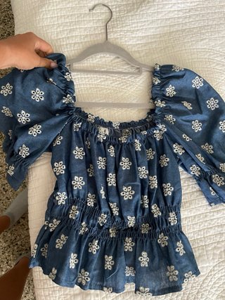 Camisa vaquera bordada