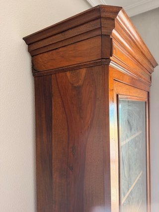 Armario antiguo madera y cristal