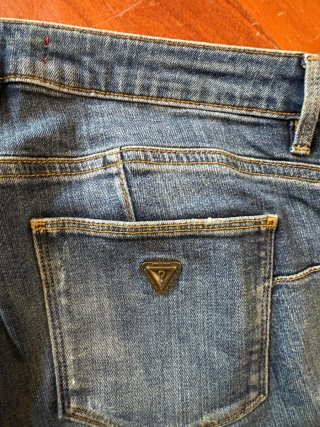 Jeans donna Guess Skinny Blu W28, misure in descri