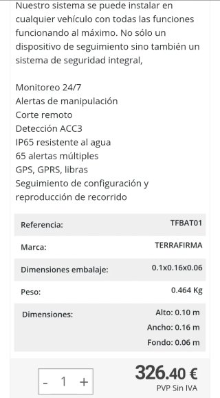 GPS 3M VHB y kit de montaje