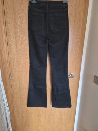 Pantalon vaqueros de campana negro talla 34