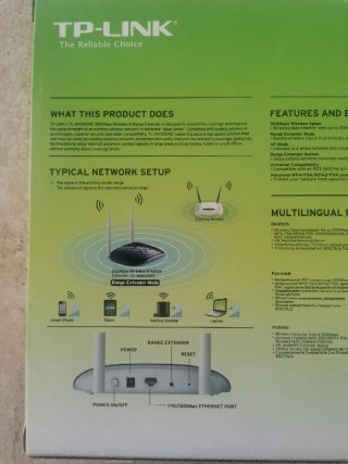 TP-LINK TL-WA830RE Extensor Rango Inalámbrico N