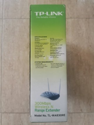 TP-LINK TL-WA830RE Extensor Rango Inalámbrico N